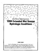 1994 extended wet season hydrologic conditions