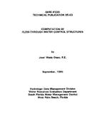 [1995-09] Computation of flow-through water control structures