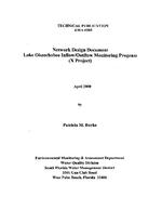 [2000-04] Network design document Lake Okeechobee inflow/outflow monitoring program (X Project)