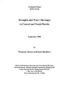 [2001-09] Droughts and water shortages in central and south Florida