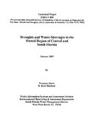 [2002-01] Droughts and Water-Shortages in the Humid Region of Central and South Florida