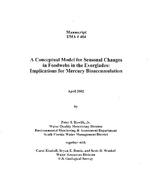 [2002-04] A conceptual model for seasonal changes in foodwebs in the Everglades : Implications for mercury bioaccumulation