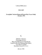 [1994-10] Everglades Nutrient Removal Project Dye Tracer Study