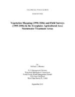 Vegetation Mapping (1998-2006) and Field Surveys (1995-2006) in the Everglades Agricultural Area Stormwater Treatment Areas