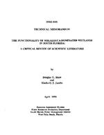 [1996-04] The functionality of Melaleuca-dominated wetlands in South Florida