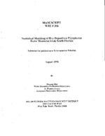 [1998-08] Statistical modeling of dry deposition phosphorus rates measured from South Florida
