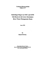 [1999-06] Hydrologic report on S65C and S65D sub-basins in the lower Kissimmee River water management basin