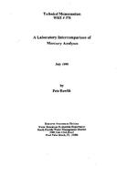 [1999-07] A laboratory intercomparison of mercury analyses