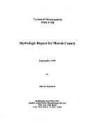 [1999-09] Hydrologic report for Martin County