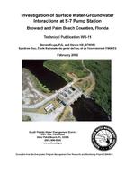 [2002-02] Investigation of Surface Water-Groundwater Interactions at S-7 Pump Station