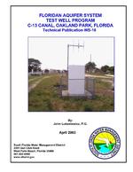 Floridan aquifer system test well program C-13 canal, Oakland Park, Florida