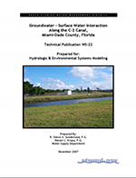 [2008] Groundwater-surface water interaction along the C-2 Canal, Miami-Dade County, Florida
