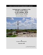[2008] Hydrogeologic investigation of the Floridan Aquifer system : C-23 Canal site, Martin County, Florida