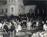 Party attendees at the Biltmore Country Club. Coral Gables, Florida