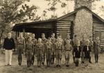Boy Scout Troop 7 in formation. Coral Gables, Florida