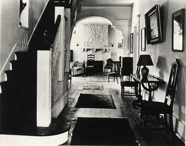 George Merrick's house entrance hallway and staircase. Coral Gables, Florida - Recto