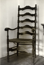 George Merrick's house furniture: chair. Coral Gables, Florida
