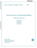 [2010-12] Natural disasters and household welfare