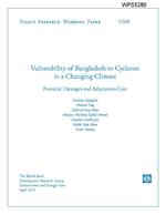 Vulnerability of Bangladesh to cyclones in a changing climate