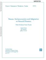 Nature, socioeconomics and adaptation to natural disasters