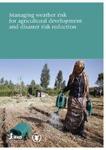 Managing weather risk for agricultural development and disaster risk reduction