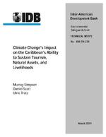 Climate change's impact on the Caribbean's ability to sustain tourism, natural assets, and livelihoods