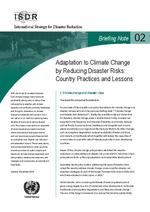 [2009-11] Adaptation to climate change by reducing disaster risk