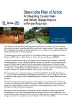 Stockholm Plan of Action for integrating disaster risks and climate change impacts in poverty reduction
