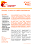 Defining Climate Compatible Development