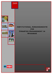[2009] Institutional arrangements for disaster management in Myanmar