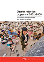 Disaster reduction programme 2001 - 2008