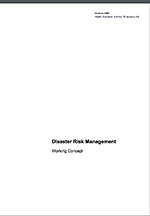 Disaster risk management: working concept