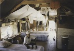 [1995-09/1996-01] Interior of the accommodations for refugees, Guantanamo Bay Naval Base