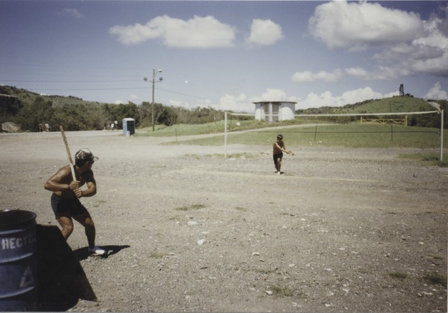 Playing baseball, Guantanamo Bay Naval Base