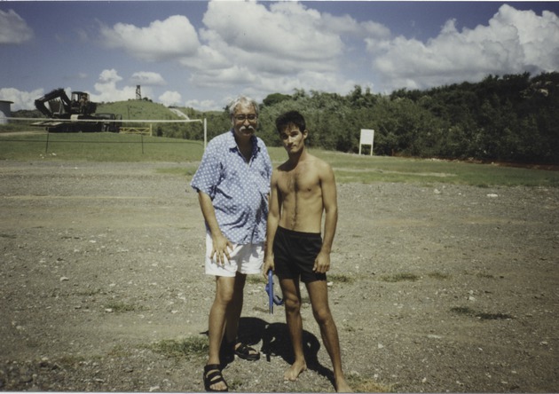 Kenneth Shartz and unidentified man, Guantanamo Bay Naval Base