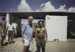 [1995-09/1996-01] Unidentified man and Kenneth Shartz, Guantanamo Bay Naval Base 3