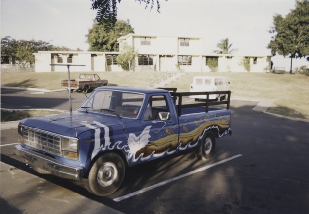 Painted truck, Guantanamo Bay Naval Base 2