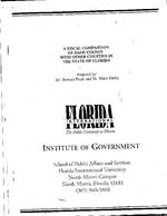 A fiscal comparison of Dade County with other counties in the state of Florida