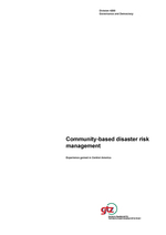Community-based disaster risk management