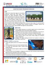 USAID WA-WASH Program Overview