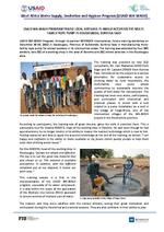 USAID WA-WASH Program Trains Local Artisans in Manufacturing the Multi-Family Rope Pump in Koudougou, Burkina Faso