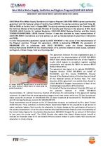 Agreement Signing Between USAID WA-WASH and LONAB