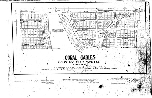Coral Gables Country Club Section Part One