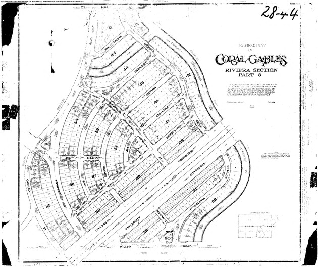 Revised Plat of Coral Gables Riviera Section Part 3