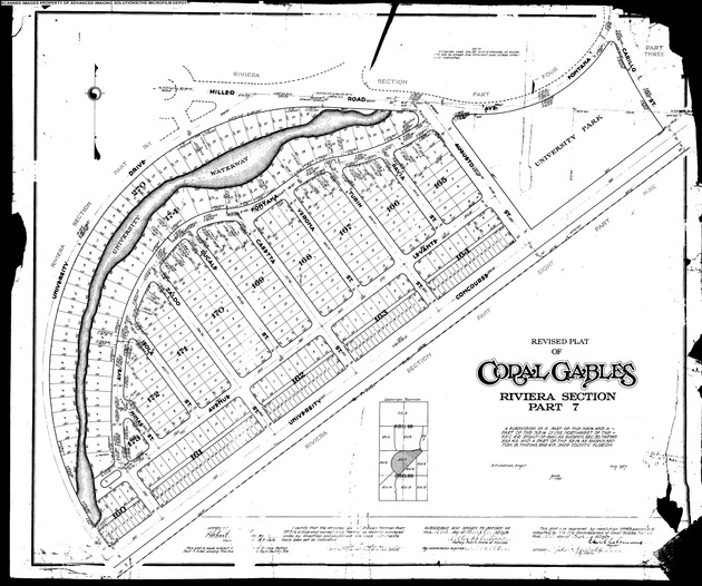 Revised Plat of Coral Gables Riviera Section Part 7