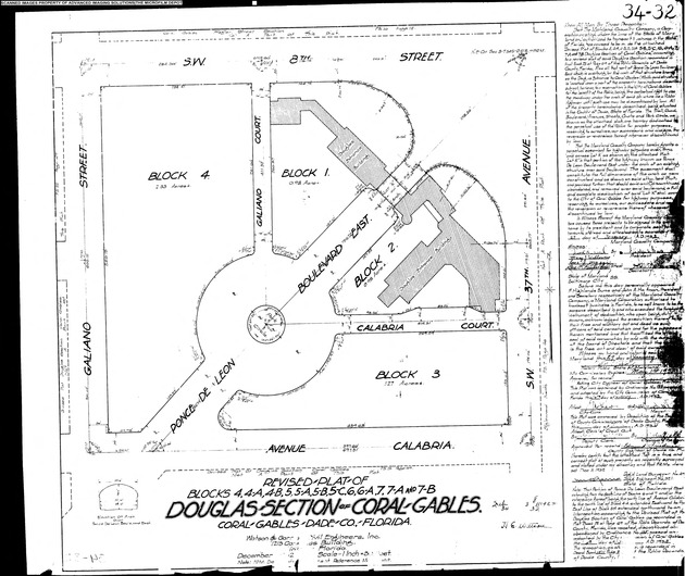 Revised Plat of Douglas Section of Coral Gables