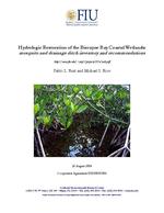 Hydrologic Restoration of the Biscayne Bay Coastal Wetlands: mosquito and drainage ditch inventory and recommendations