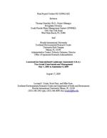 [2009-08-17] Loaxahatchee Impoundment Landscape Assessment (LILA): Tree Island Experiments and Management; May 1, 2005 to September 4, 2009: Final Report