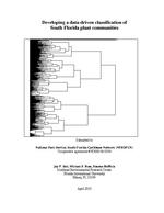 [2010-04] Developing a Data-Driven Classification of South Florida Plant Communities