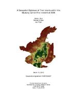 A Geospatial Database of Tree Islands within the Mustang Corner Fire Incident of 2008